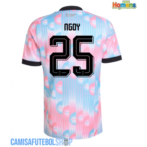 Camisa de time de futebol Bélgica Nathan Ngoy #25 Replicas 2º Equipamento Mundo 2026 Manga Curta